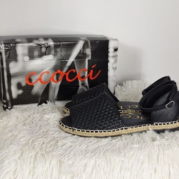 New in Box Ccocci Eden Black Sandals - Picture 7 of 7
